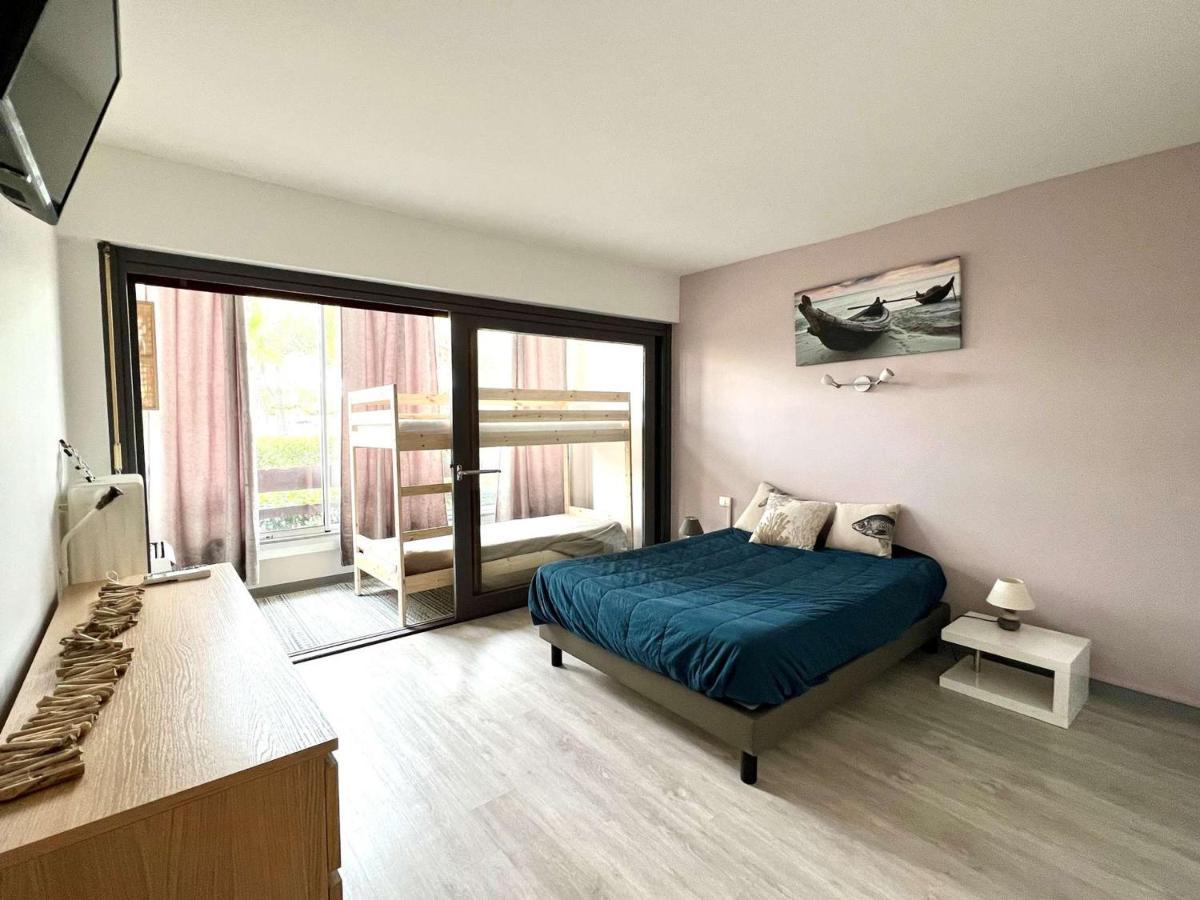 3 Pieces Climatise Avec Terrasse, Parking Prive, A 100M De La Plage, 7 Couchages - Fr-1-307-148 لو غراو دو روا المظهر الخارجي الصورة