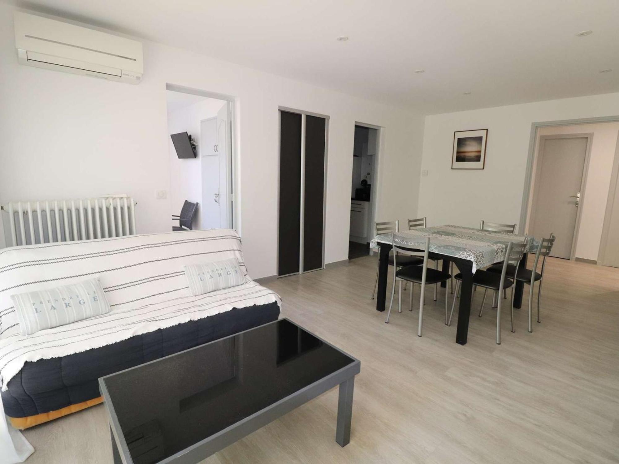 3 Pieces Climatise Avec Terrasse, Parking Prive, A 100M De La Plage, 7 Couchages - Fr-1-307-148 لو غراو دو روا المظهر الخارجي الصورة